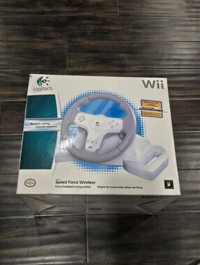 Wii Logitech Speed Force Wheel (CIB)